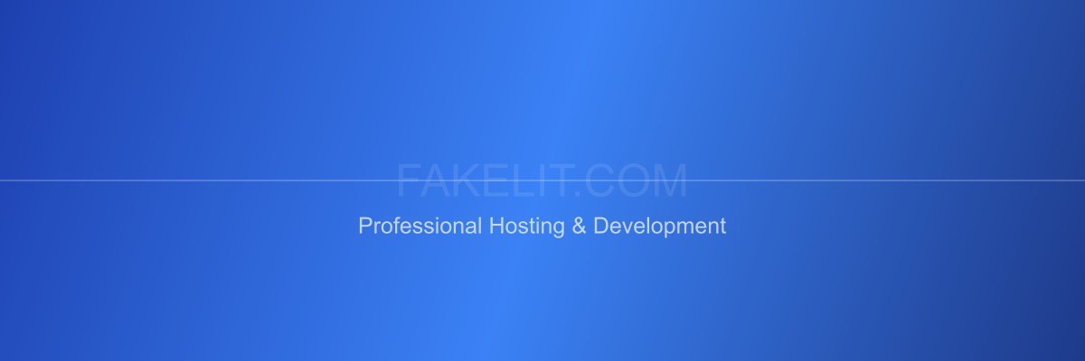 Fakelit.com Hero Banner